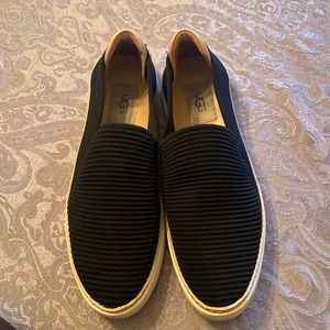 Black Ugg loafers